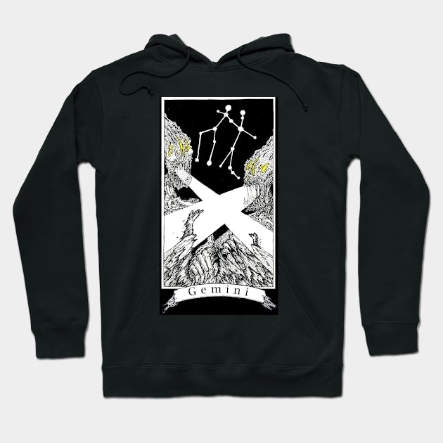 Gemini - The Zodiac Retrograde Hoodie by WinslowDumaine